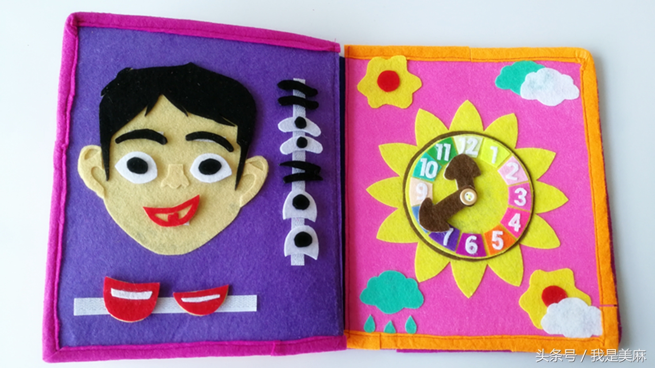 婴儿布书制作0-1岁早教,宝宝的第一本早教布书自制