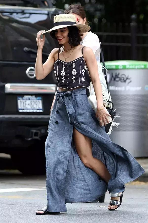 穿牛仔衣的女人们,穿牛仔裙的女人给人的感觉