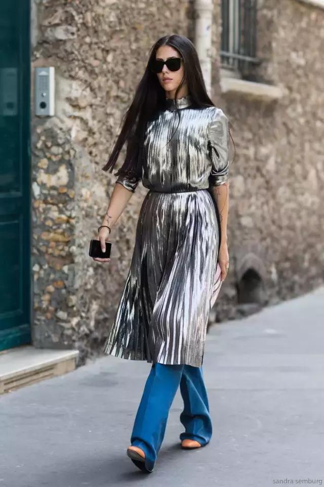 长款裙裤的时尚穿搭法则,了解七分裙裤搭配技巧