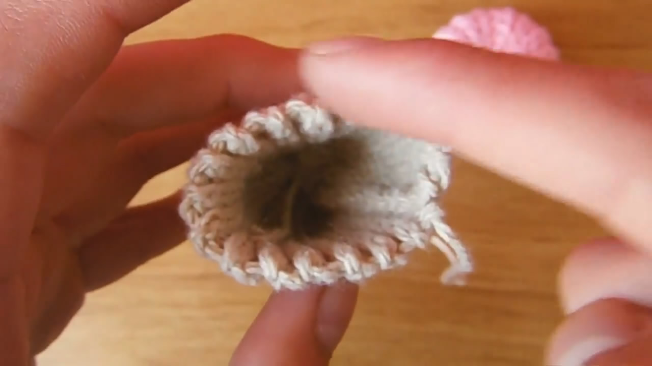 南瓜毛线钩织方法教程,袖珍南瓜的钩织方法