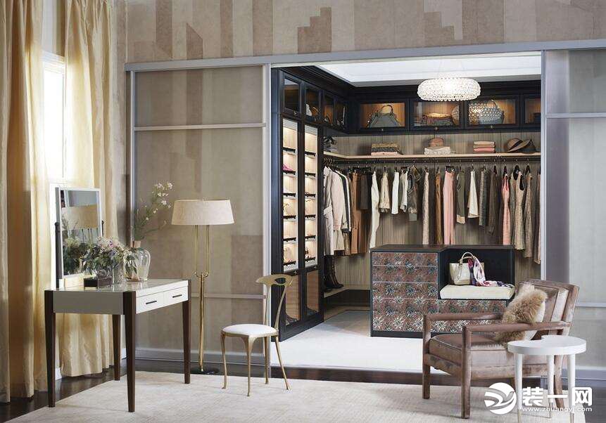 下沉复式房子装修效果图,倒复式效果图