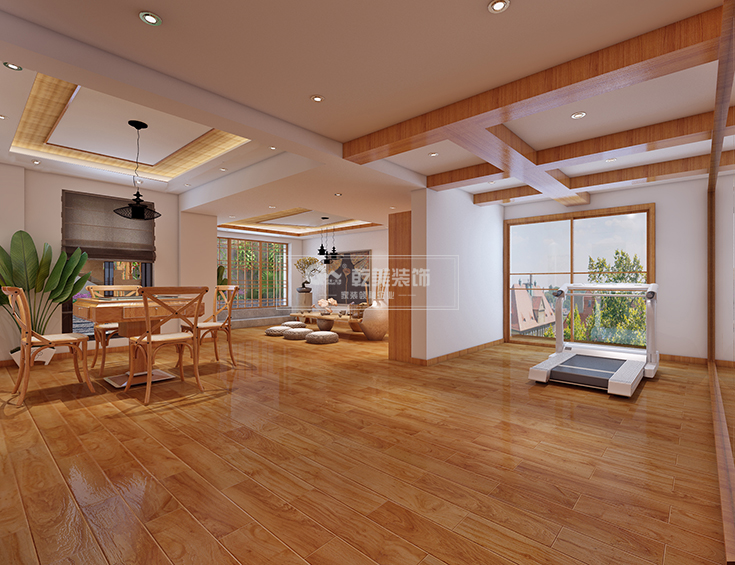 昆明大户型装修，瀚林澜山260㎡装修设计，一户型两效果