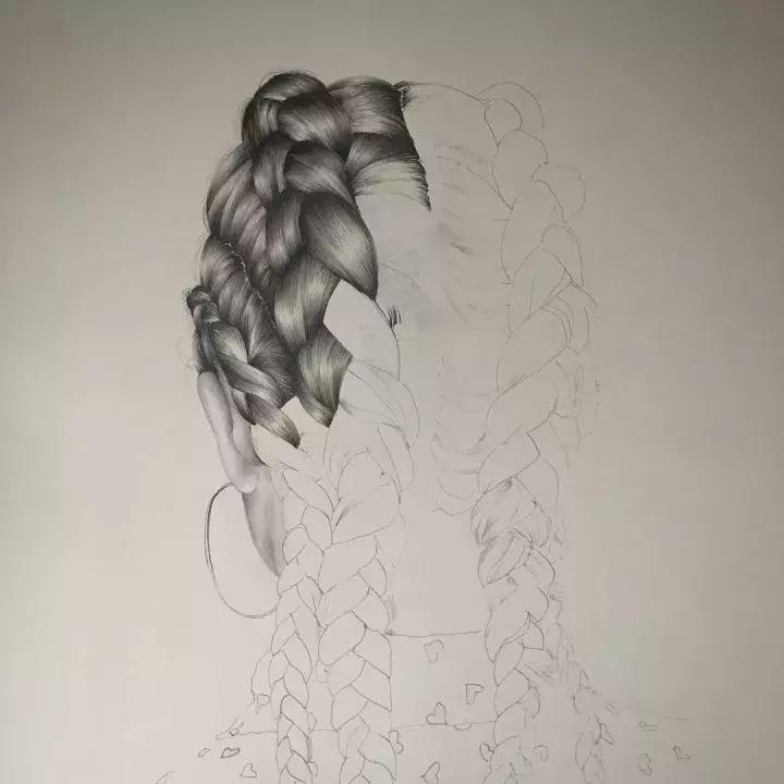 柔顺的长发很容易引人遐想，一起来看看画师笔下的头发如何表现