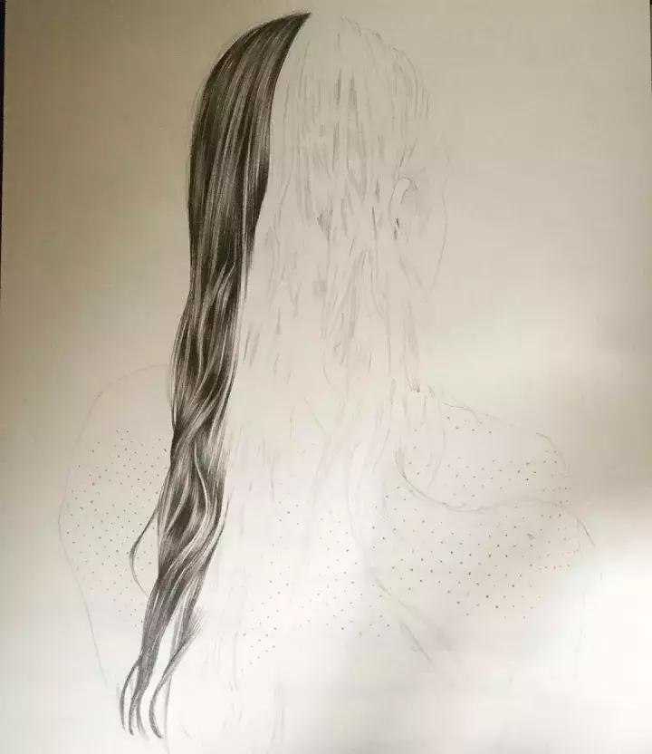 柔顺的长发很容易引人遐想，一起来看看画师笔下的头发如何表现