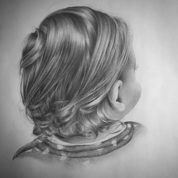 柔顺的长发很容易引人遐想，一起来看看画师笔下的头发如何表现