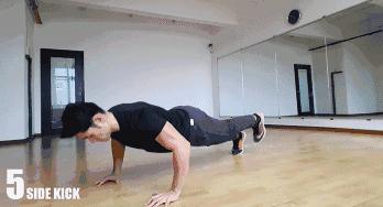 胸肌训练顺带练一下三头肌,徒手练胸肌跟肱二头肌