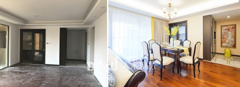 金牛国宾润园4居室,万科国宾润园100户型的阳台设计