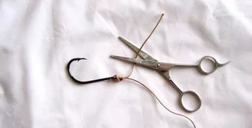 鱼线绑鱼钩教程最简单绑法,小线绑鱼钩绑法简单又方便