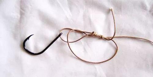 鱼线绑鱼钩教程最简单绑法,小线绑鱼钩绑法简单又方便