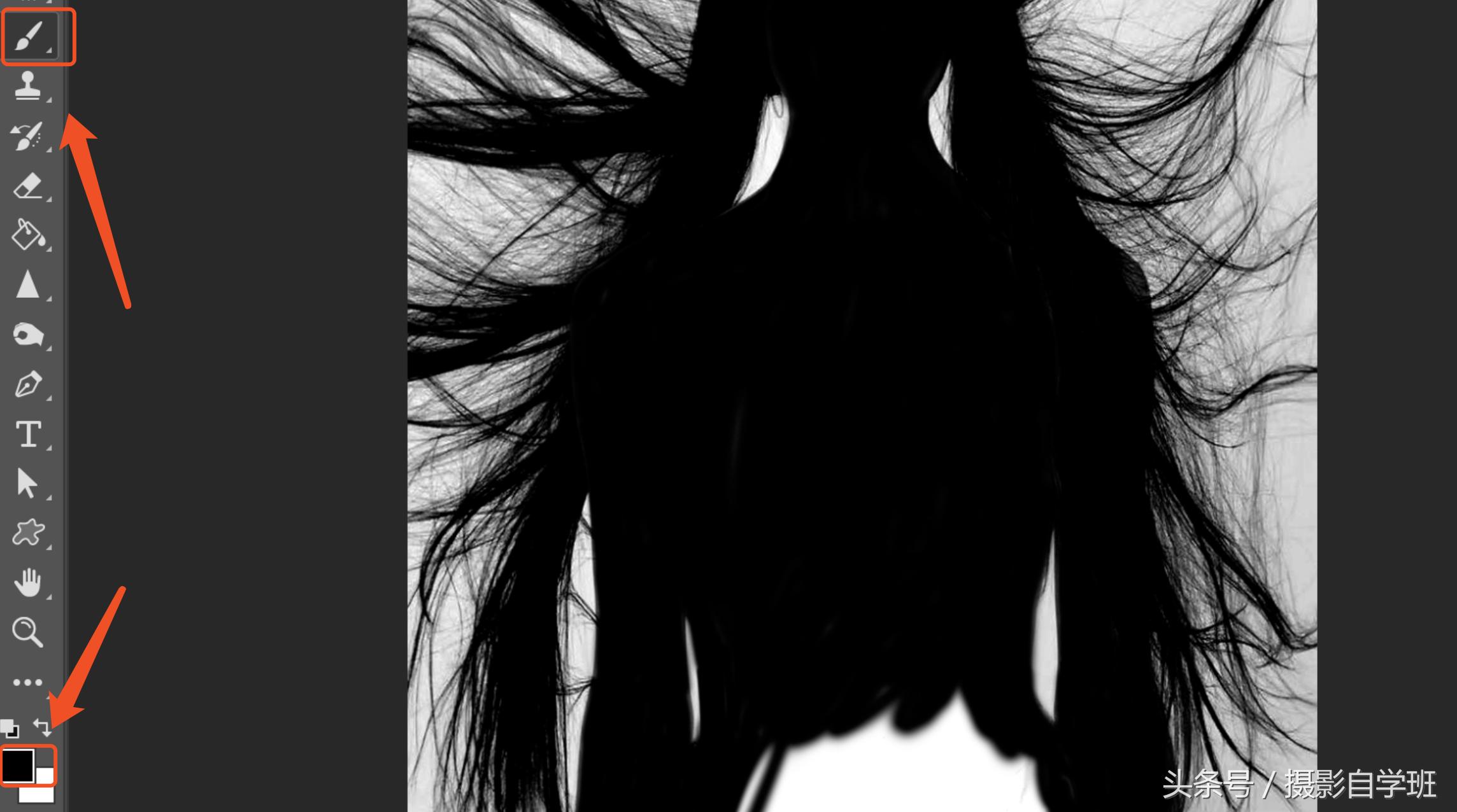 photoshop人像抠图步骤图解,抠发丝技巧ps通道抠图