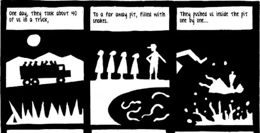 毒打、强奸、*虐性**……他把一个女人故事画成漫画，看到第几张你哭了