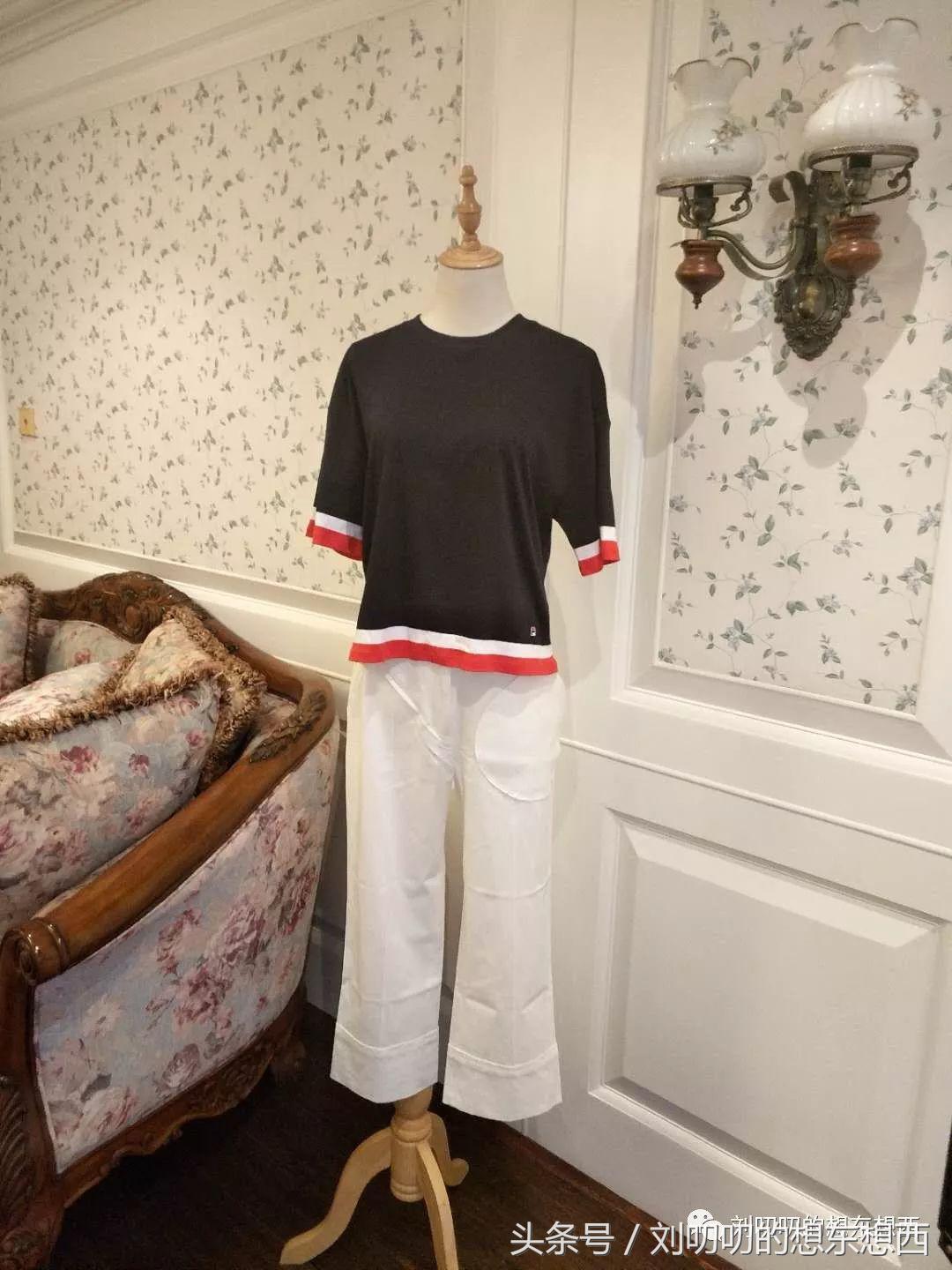 fila运动休闲搭配,一日一look穿搭