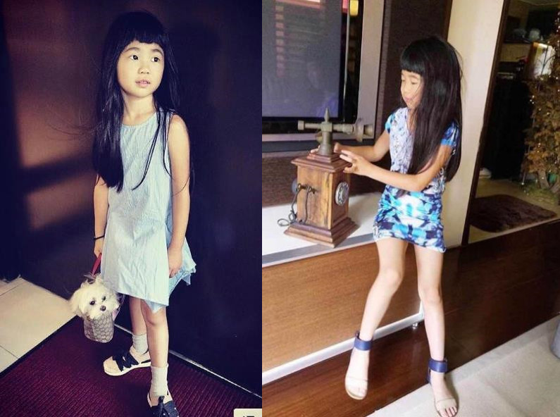 曹格女儿惊艳写真照片,曹格grace长大后图片