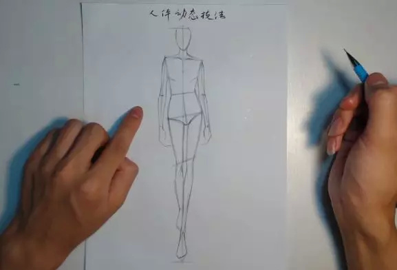 服装设计人体动态,服装设计人体结构画法