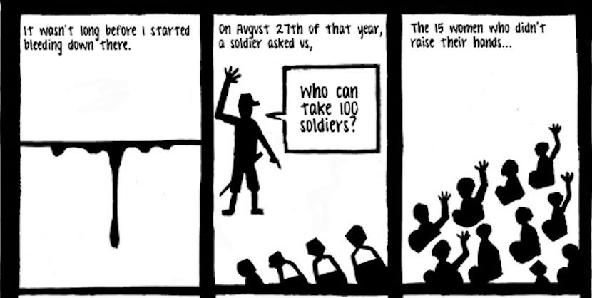 毒打、强奸、*虐性**……他把一个女人的真实故事画成漫画，看到第几张你哭了？