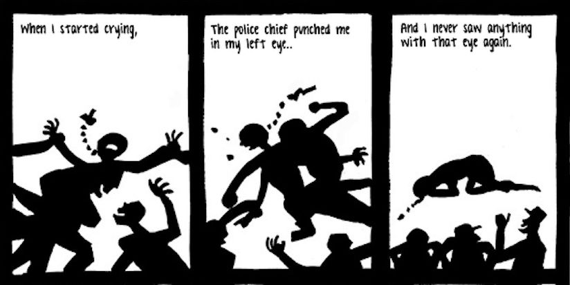 毒打、强奸、*虐性**……他把一个女人的真实故事画成漫画，看到第几张你哭了？