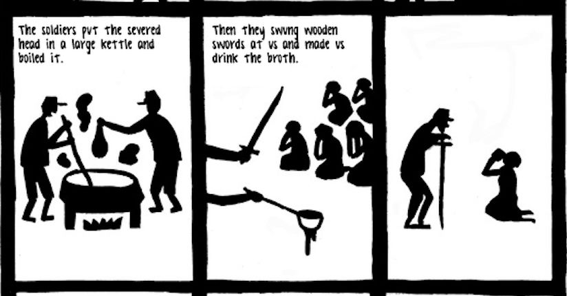 毒打、强奸、*虐性**……他把一个女人的真实故事画成漫画，看到第几张你哭了？