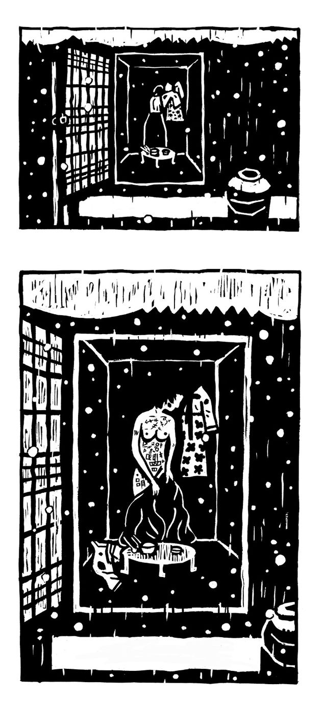 毒打、强奸、*虐性**……他把一个女人的真实故事画成漫画，看到第几张你哭了？