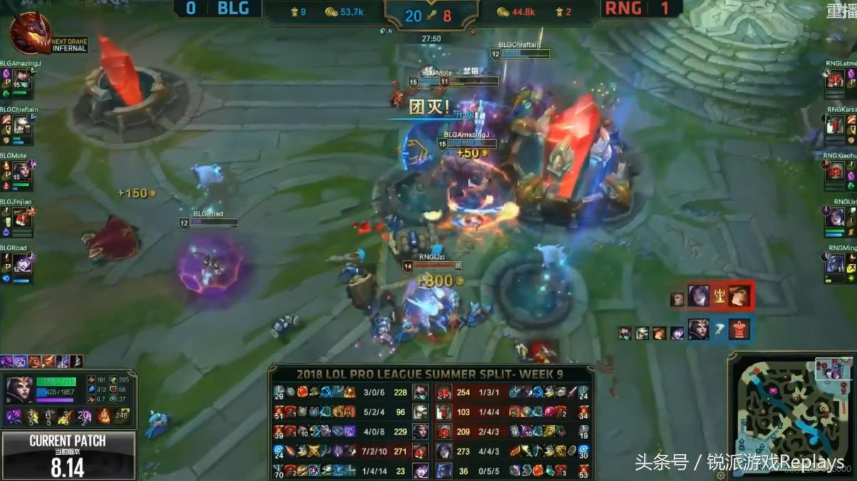 blg击败t1faker落寞,blg击败tes大锤