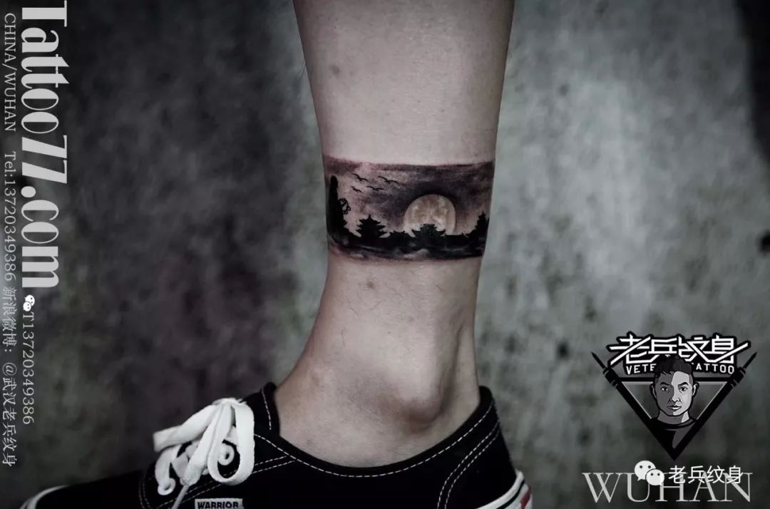 老兵侧腰纹身图案大全,老兵纹身作品