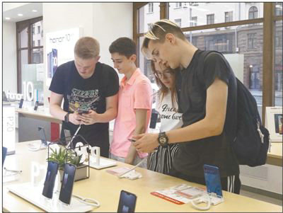 中国手机在俄罗斯实力“圈粉”