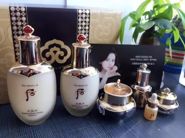韩后whoo护肤套装直播,韩国正品whoo后天气丹套装护肤品