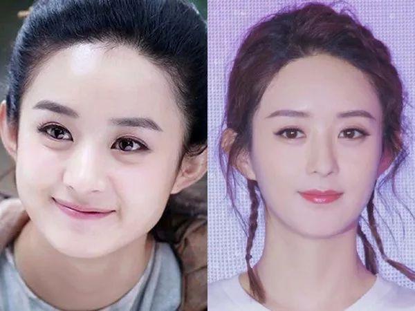 璎珞为戏剃眉？换眉毛后变化最大的女星盘点，热巴最明显！