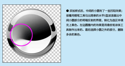 用ps做金属按钮,ps制作黑色科技感旋转按钮