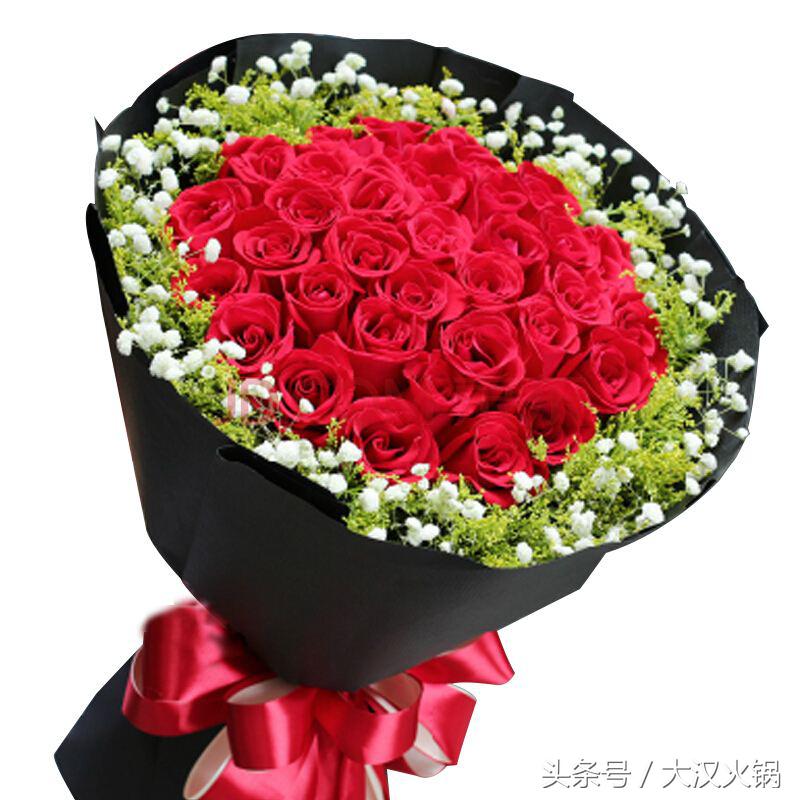 七夕情人节红玫瑰花束花语,七夕情人节鲜花花语大全