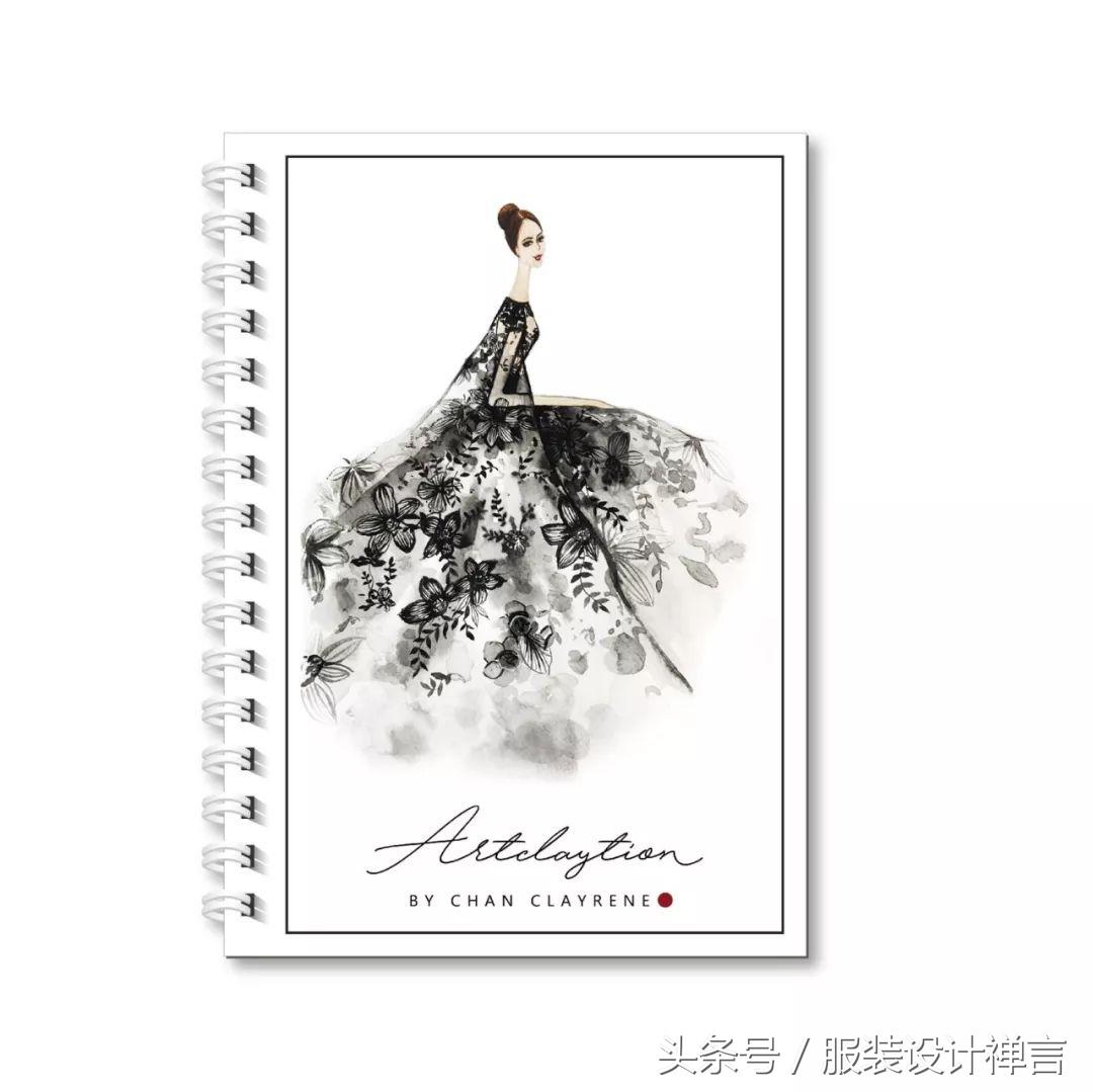 时装手绘｜用指甲油画出高定时装的新加坡女插画师ChanClayrene