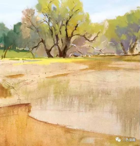 大师油画风景技法示范教程,维克多油画风景教程