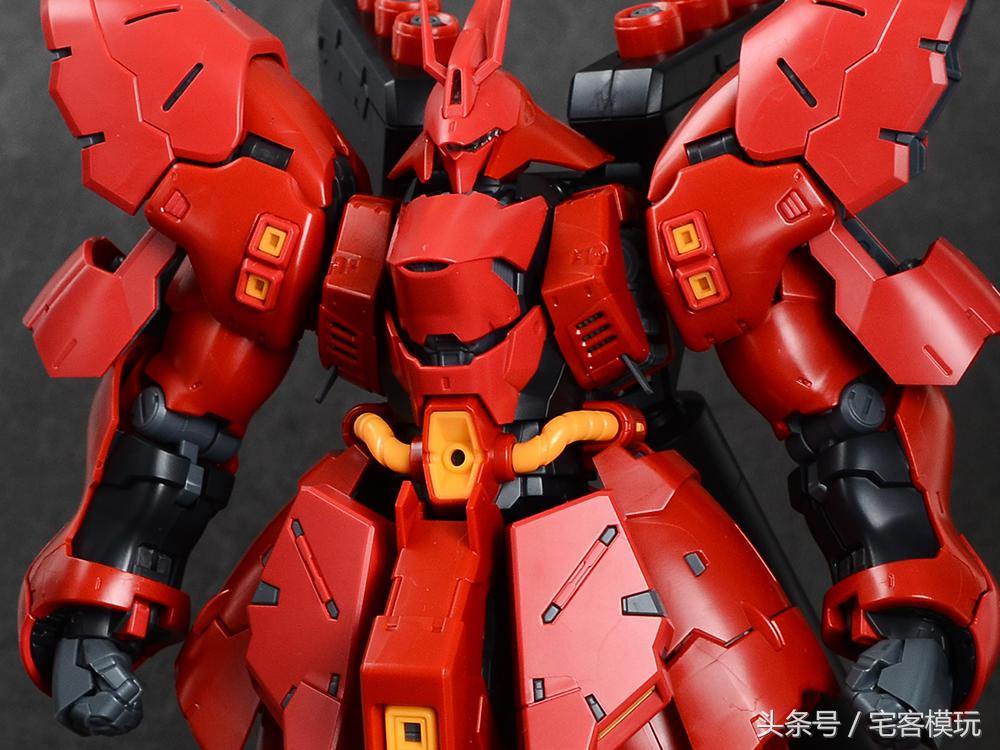 万代rg电镀沙扎比测评,万代rg沙扎比组装过程