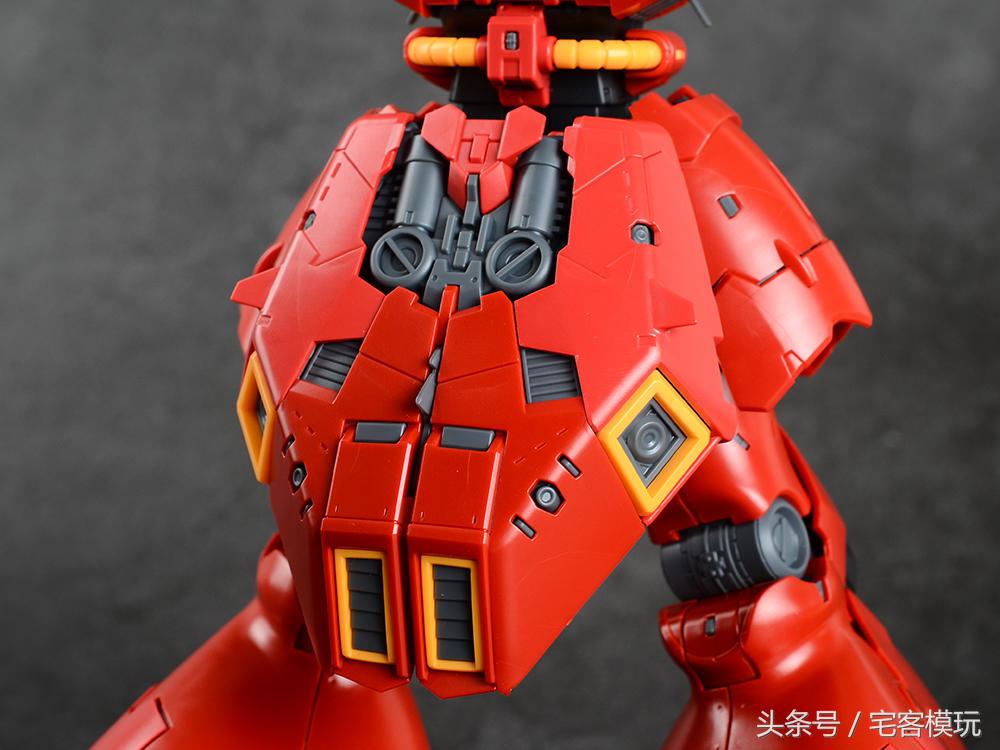 万代rg电镀沙扎比测评,万代rg沙扎比组装过程