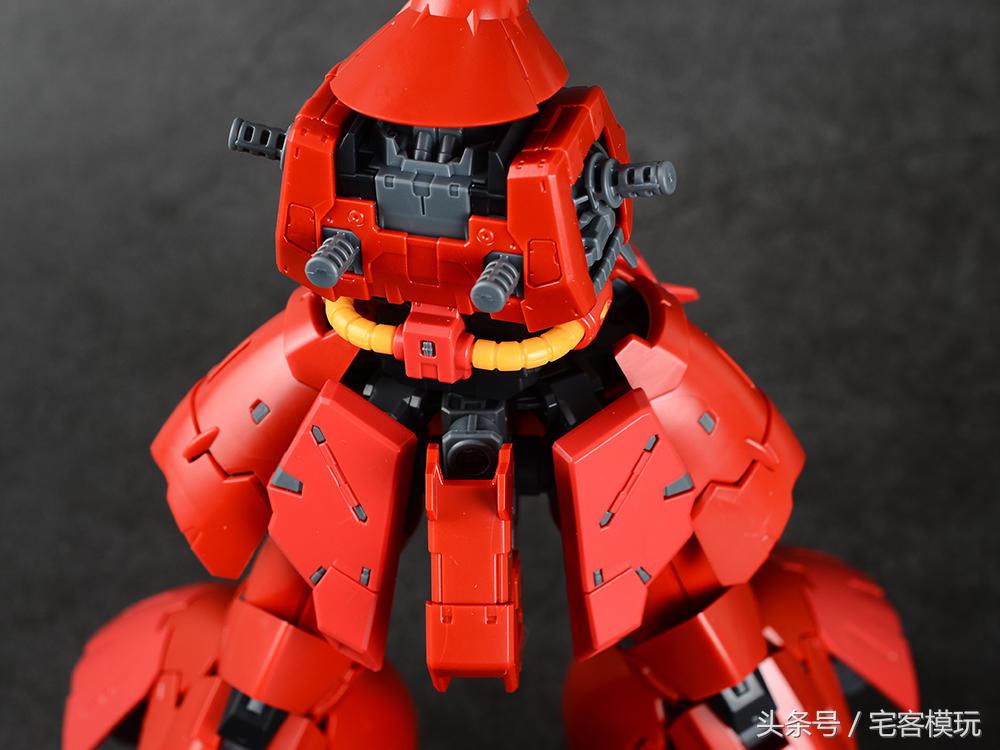 万代rg电镀沙扎比测评,万代rg沙扎比组装过程