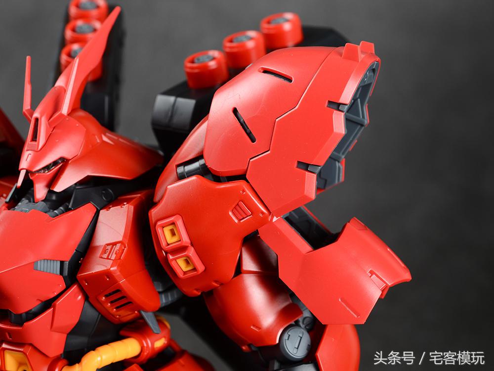 万代rg电镀沙扎比测评,万代rg沙扎比组装过程