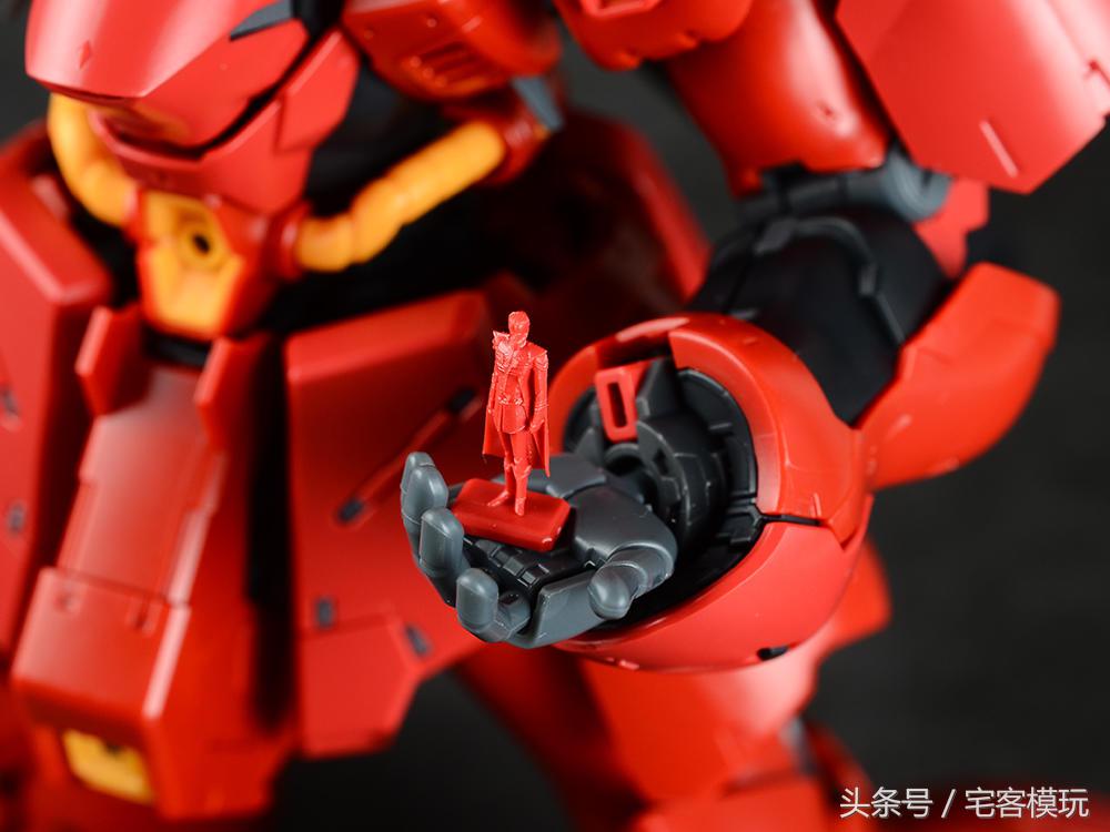 万代rg电镀沙扎比测评,万代rg沙扎比组装过程