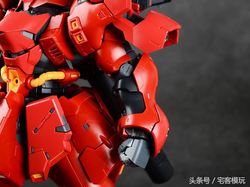 万代rg电镀沙扎比测评,万代rg沙扎比组装过程