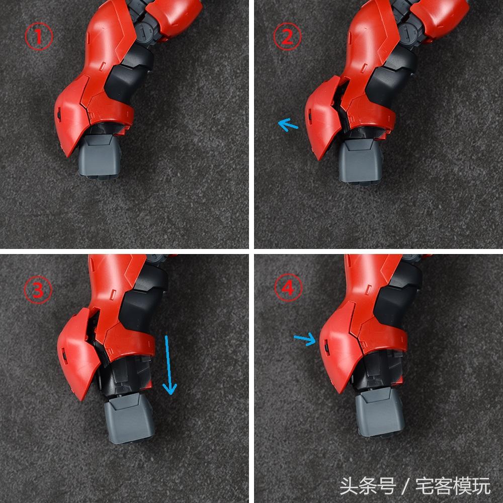 万代rg电镀沙扎比测评,万代rg沙扎比组装过程