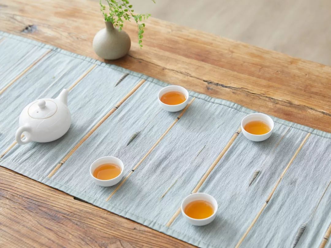 棉麻手工茶席,亚麻编织软席