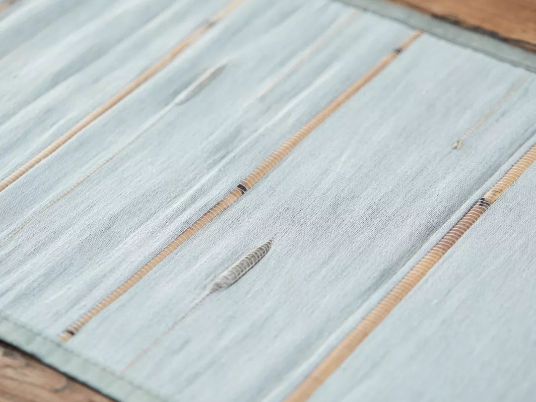 棉麻手工茶席,亚麻编织软席