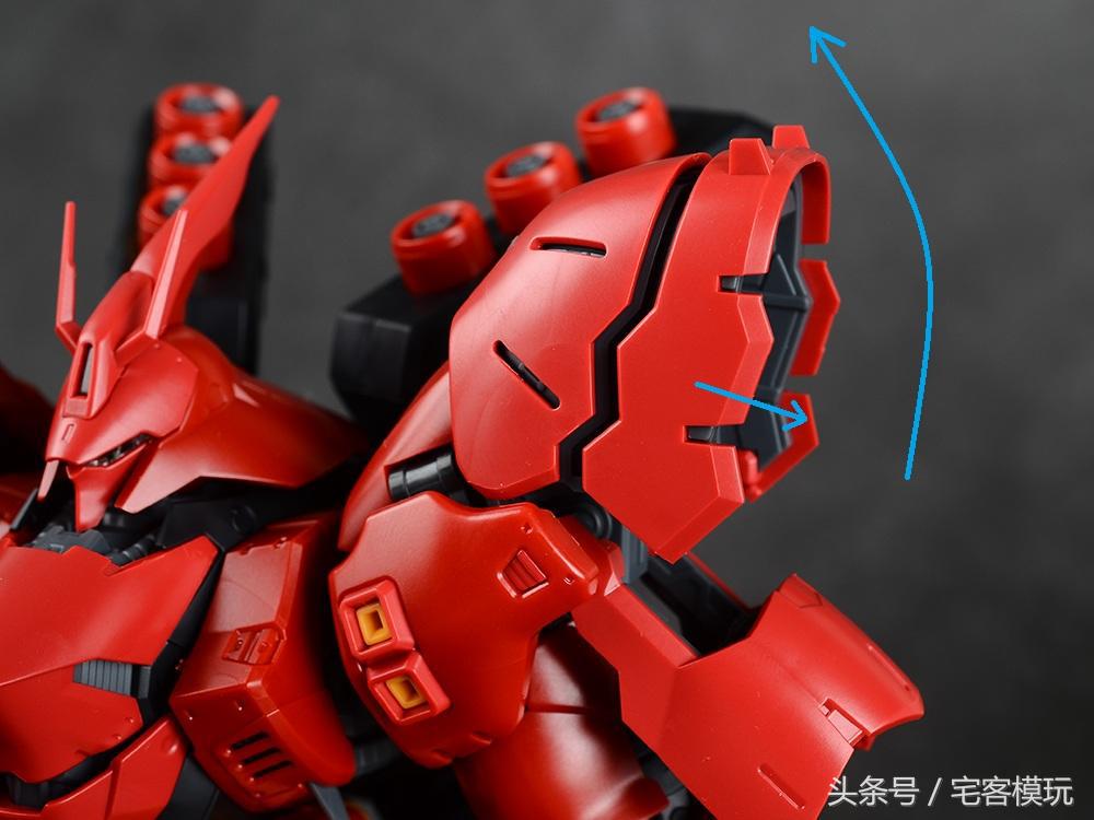 万代rg电镀沙扎比测评,万代rg沙扎比组装过程