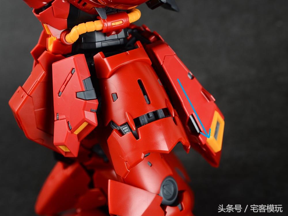 万代rg电镀沙扎比测评,万代rg沙扎比组装过程