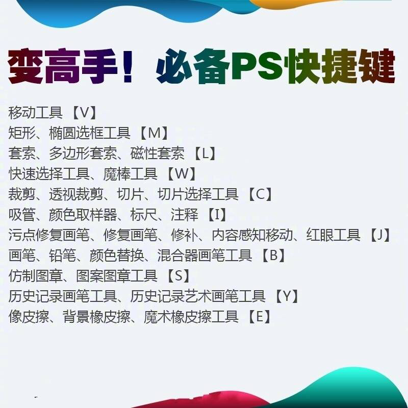 ps快捷键大全掌握完你就是大师,ps常用快捷键大全和技巧图片