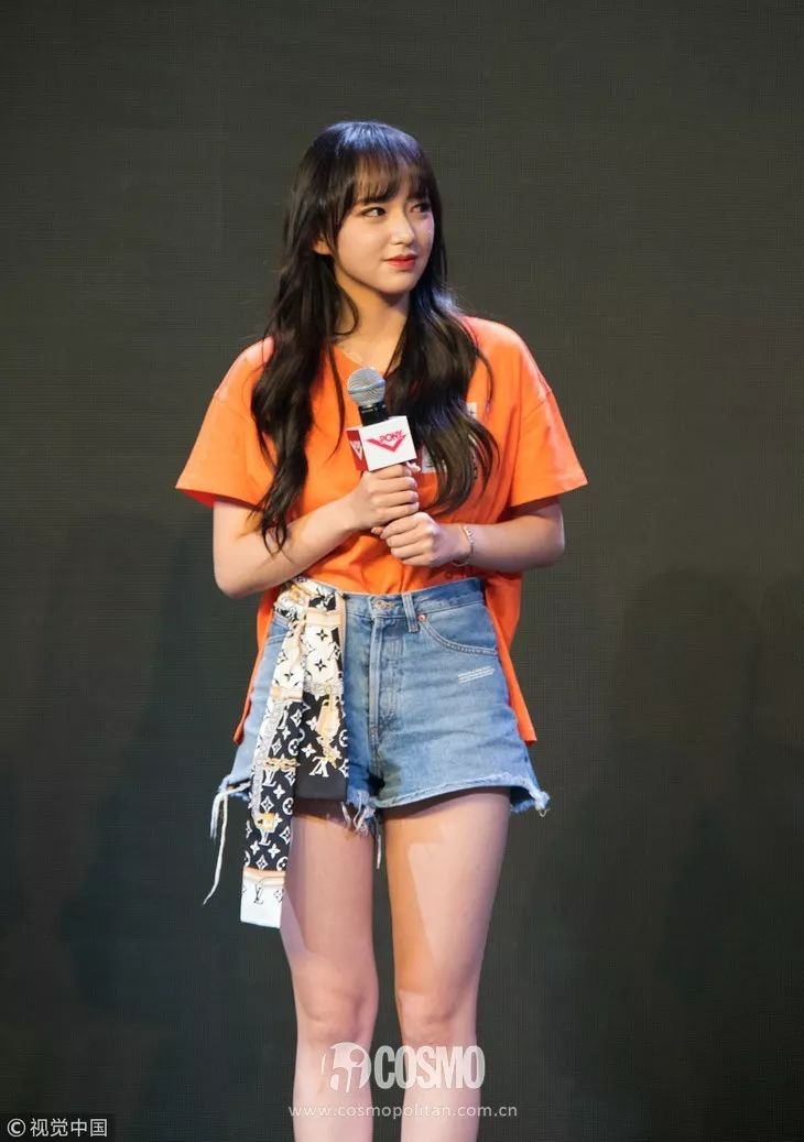 时髦精小众设计高腰短裤,毛边时髦短裤