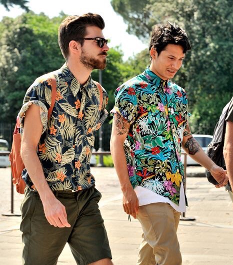 男士衬衫的夏季花式穿法,男士衬衫的时尚穿法图解