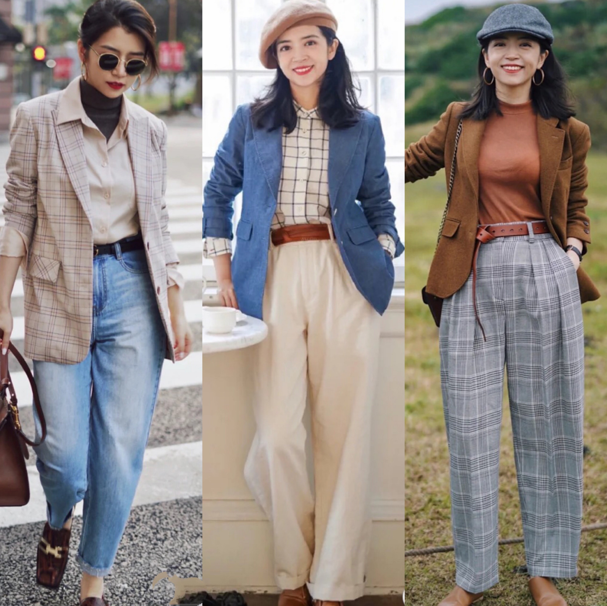 系细皮腰带方法简单又好看,系半截腰带方法简单又好看夏季