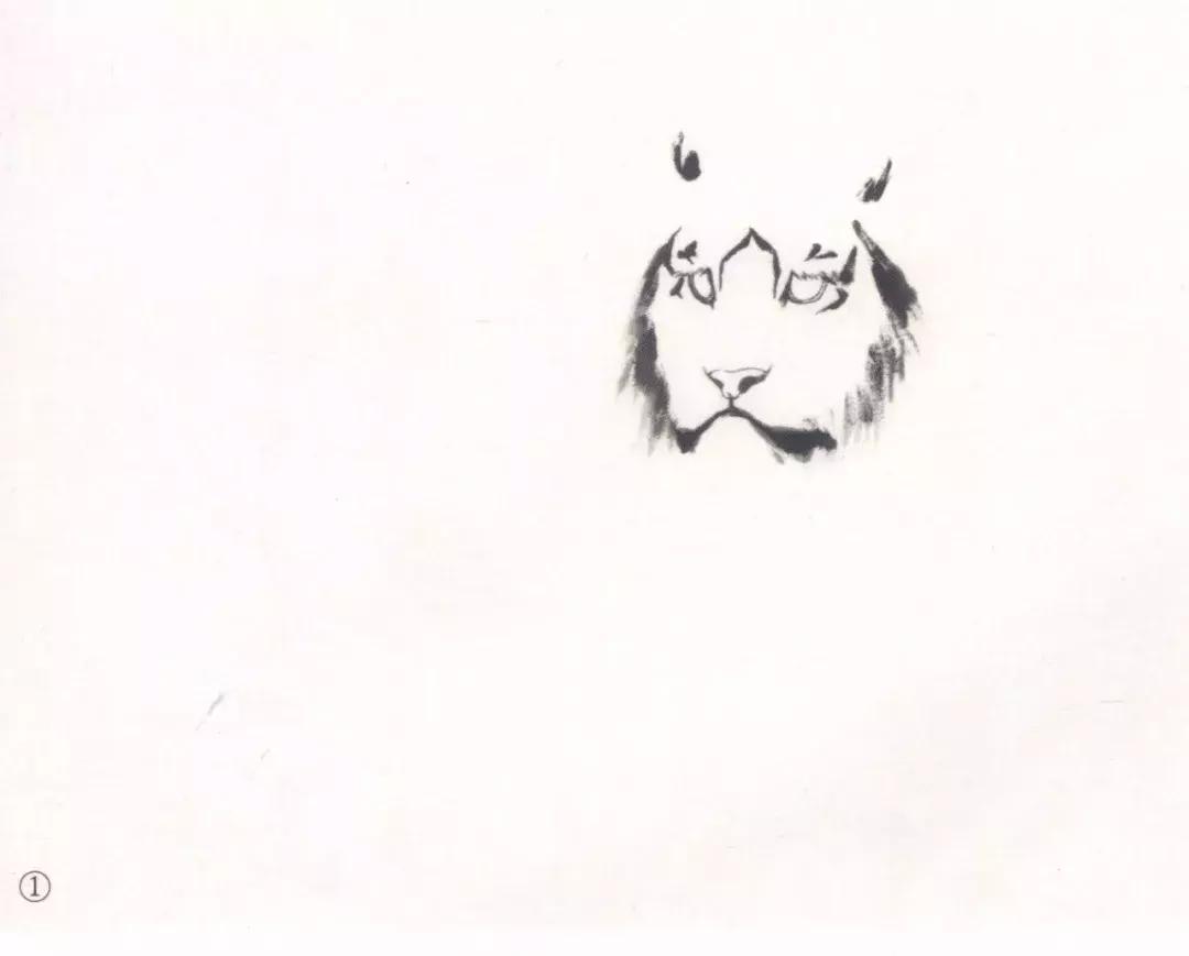 怎样画虎步骤视频,如何画写意老虎