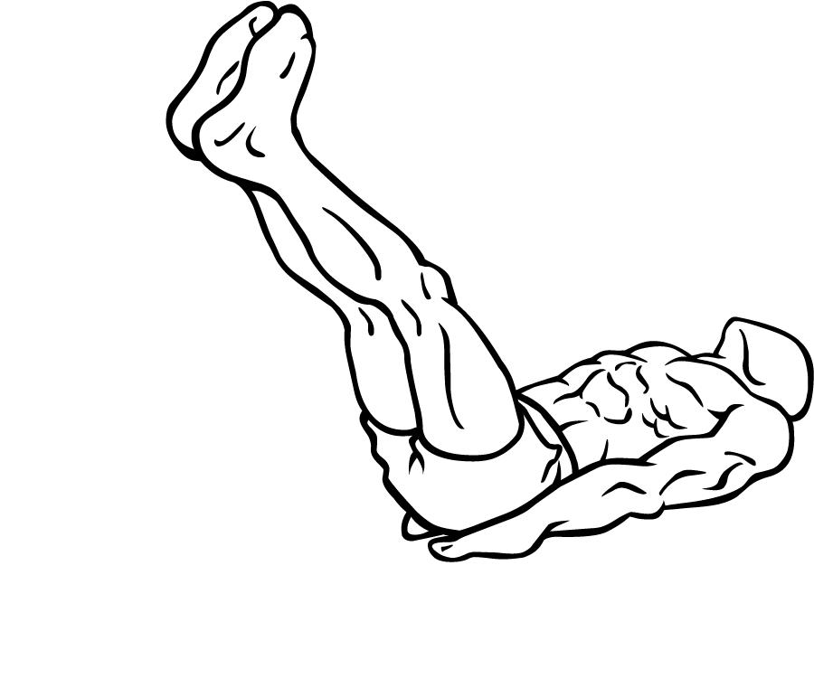 一个动作练腹肌的好方法,一个动作高效练腹肌