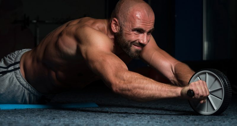 一个动作练腹肌的好方法,一个动作高效练腹肌