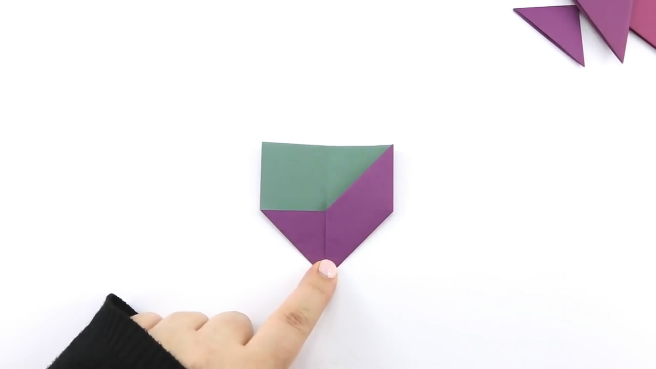 折纸和七巧板,折纸七巧板还有外框的教程